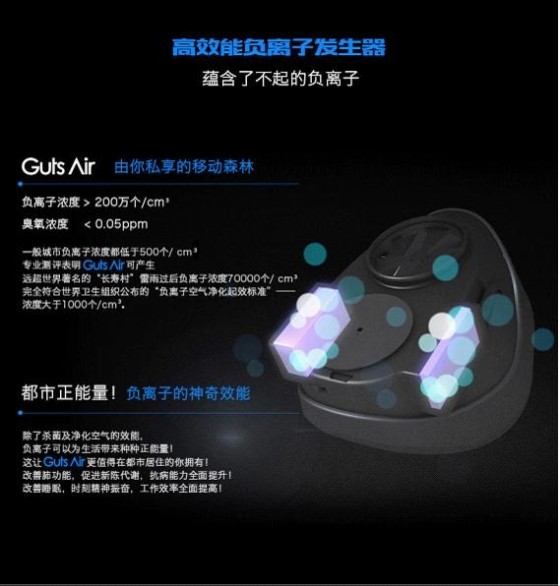 全球首款可穿戴空氣凈化器GUTSAIR試用