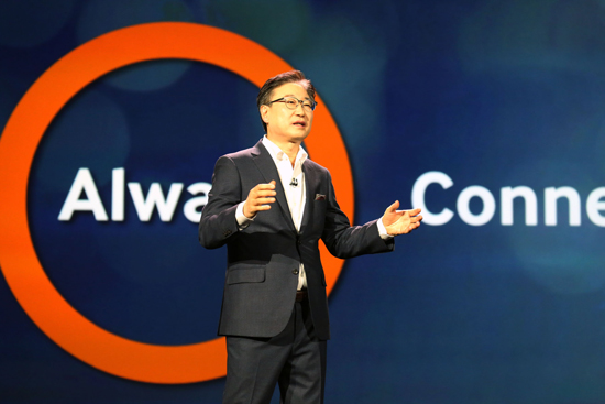 圖為：三星電子CEO尹富根