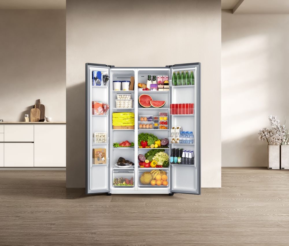 壓縮機(jī)十年質(zhì)保 米家冰箱 對(duì)開門610L 墨羽巖首發(fā)價(jià)2499元(圖2)