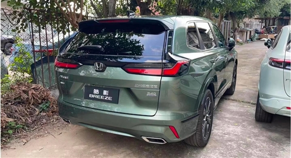 全面看齊CR-V 新一代廣汽本田皓影曝光：換裝“沃爾沃”尾燈
