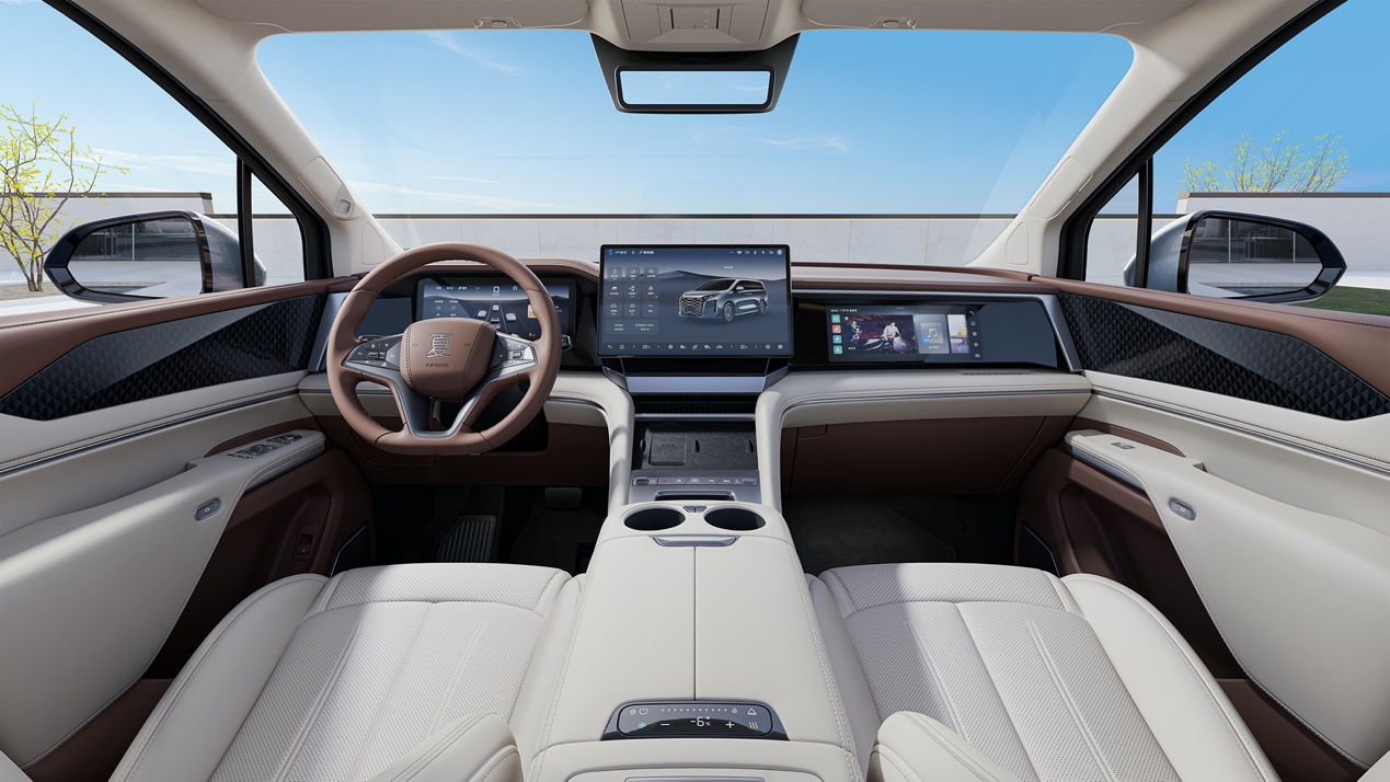 華夏之光 耀世而來！比亞迪中大型旗艦MPV夏內(nèi)飾科技全球首發(fā)(圖3)