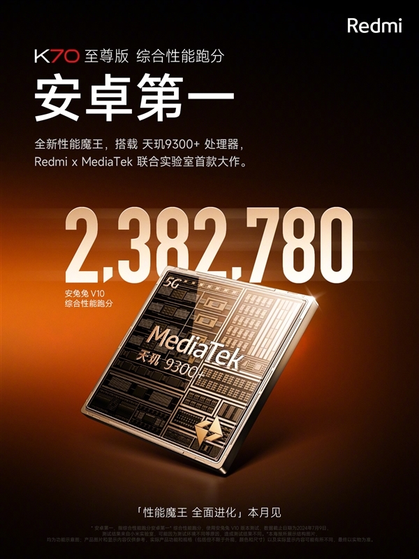 Redmi K70至尊版搭載5500mAh+120W秒充！支持IP68防塵防水