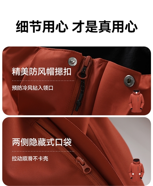 暴雨級防水：伯希和3合1沖鋒衣469元狂促（門店1199 元）