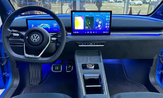 回歸傳統(tǒng)物理按鍵！大眾ID.2內(nèi)飾曝光：復古與科技相結(jié)合