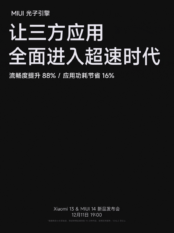 對標iOS！MIUI 14支持光子引擎 流暢度提升88%