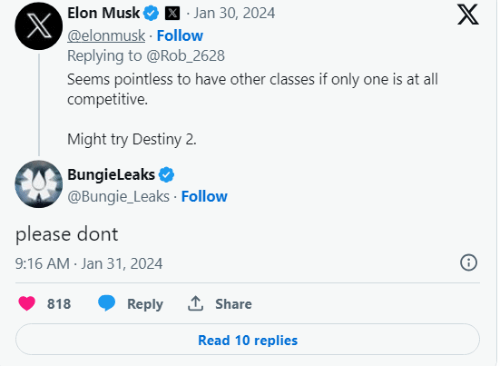 馬斯克不滿《暗黑4》新賽季：想退坑轉(zhuǎn)戰(zhàn)《命運(yùn)2》