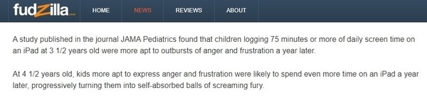 研究發(fā)現(xiàn)孩子長時間玩iPad更易怒 專家建議減少頻次