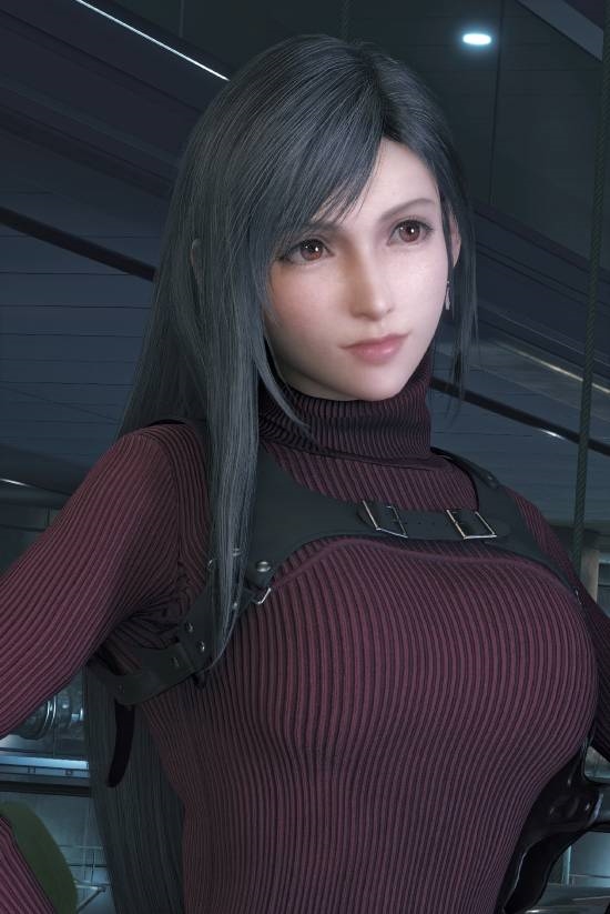 《最終幻想7：重制版》蒂法近期美圖：小護士到御姐風(fēng)全能駕馭