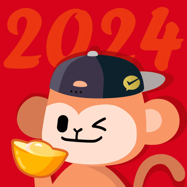 微信官方龍年頭像、壁紙上線：十二生肖手捧金元寶