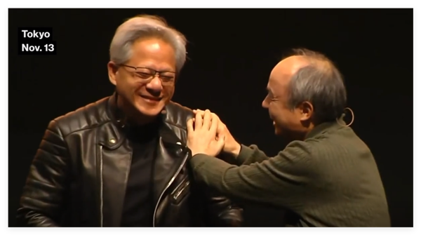 黃仁勛、孫正義抱頭“痛哭”：后悔沒有買下NVIDIA全部股票