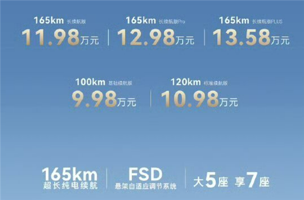 問界M7青春版 賽力斯藍(lán)電E5 PLUS上市：中型SUV只賣9.98萬起