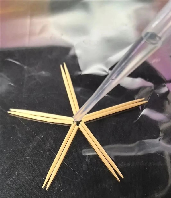 神奇！五根牙簽遇水自動組成五角星：中科院揭秘