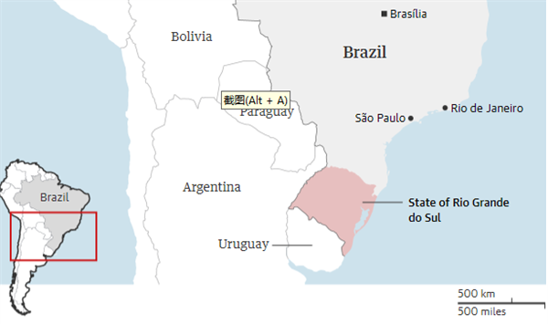 巴西一年內(nèi)爆發(fā)第四次大洪水！受災(zāi)州長：需要“馬歇爾計(jì)劃”