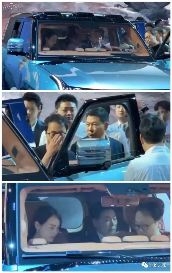 比亞迪百萬(wàn)越野車的魅力！余承東車展體驗(yàn)仰望U8：滿臉認(rèn)真