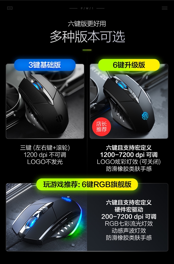 用過一次就不虧：英菲克PW1有線鼠標9.9元官方發(fā)車