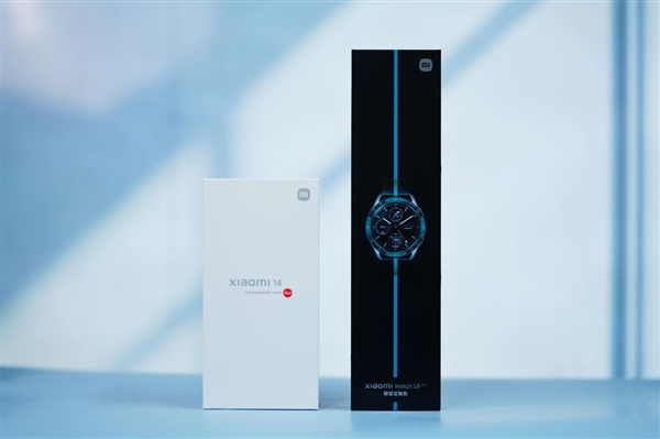 小米汽車同色！小米14、小米手表S3海灣藍(lán)定制版圖賞