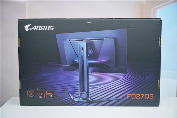 360Hz超高刷新率！技嘉AORUS FO27Q3顯示器圖賞