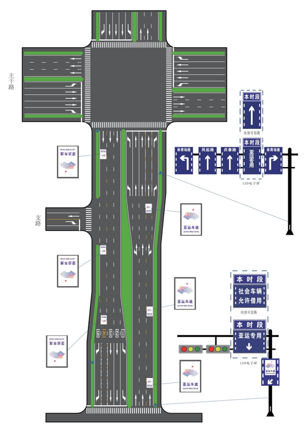 明起試用！杭州亞運(yùn)數(shù)字專用車道別隨便走 當(dāng)心被罰