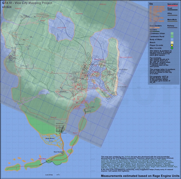 《GTA6》的開放世界地圖曝光：有5代的3倍大