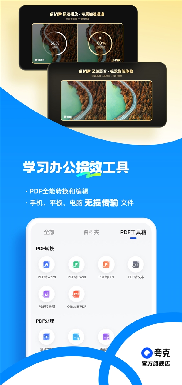 6TB大空間 極速上傳下載：夸克網盤SVIP年卡108.9元新低