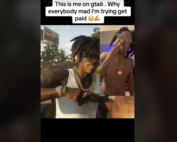 佛州黑人小伙效仿《GTA6》佛州小丑 發(fā)視頻向R星要錢