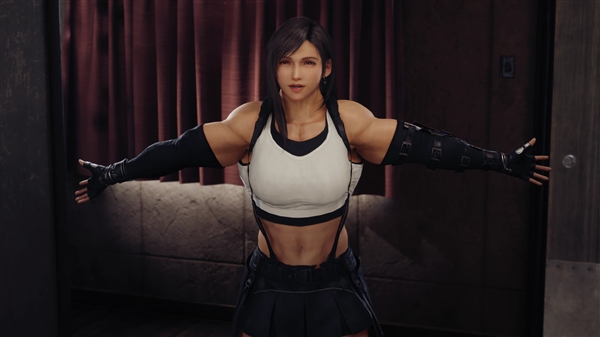 《最終幻想7 重置版》筋肉女主系列MOD已推出完全版！狂暴蒂法