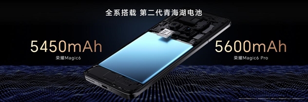 -20℃下續(xù)航領先66%！榮耀Magic6全系搭載第二代青海湖電池