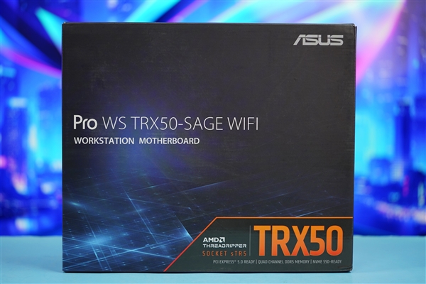 36相極致供電！華碩Pro WS TRX50-SAGE WIFI主板圖賞