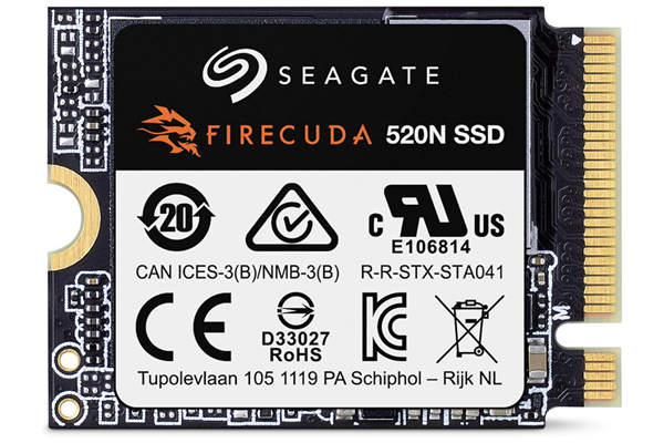 希捷推出FireCuda 520N SSD：M.2 2230尺寸專為掌機設(shè)計、最大可選2TB