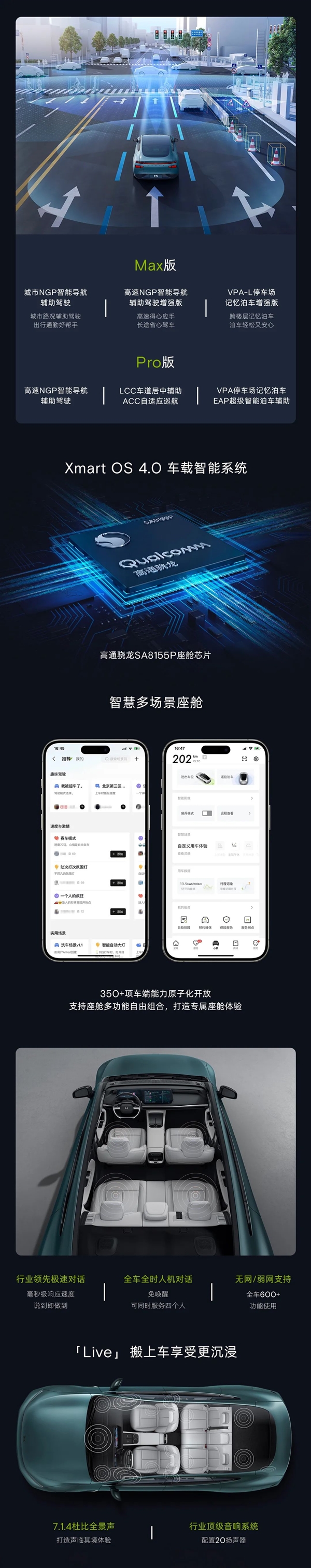 搶在華為智界S7之前 小鵬P7i磷酸鐵鋰電池版上市：22.39萬起