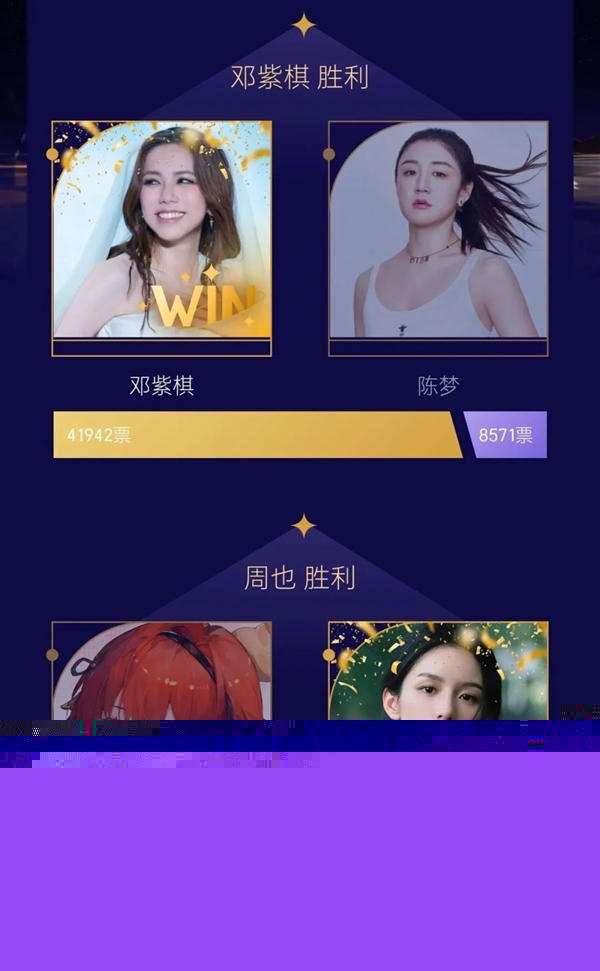 第九屆虎撲女神大賽8強(qiáng)誕生：劉亦菲、鄧紫棋、章若楠等入選