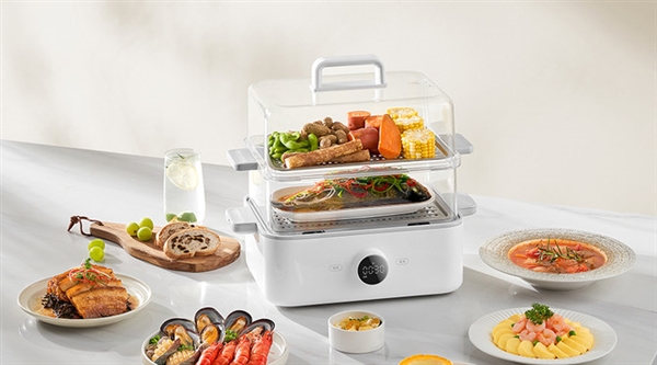 做飯從來沒這么簡單過！米家智能電蒸鍋12L新品上手
