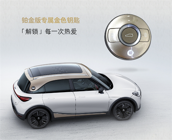 23.99萬 奔馳smart精靈#1鉑金版上市：顏值高到男的看了也想買