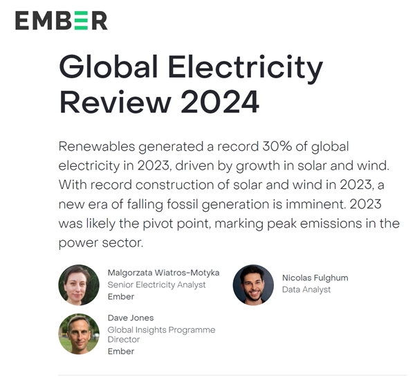 世界能源里程碑：全球30%電力來(lái)自可再生能源 中國(guó)功不可沒(méi)