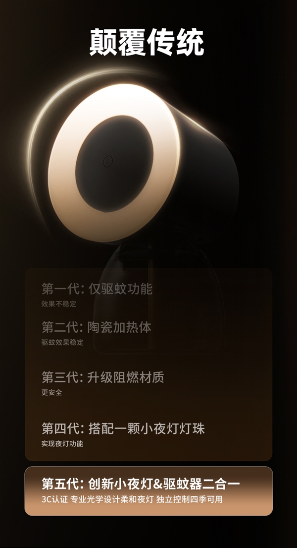 一機(jī)多用 ：美的帶小夜燈電熱蚊香液一器2液14.9大促