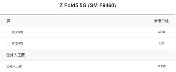 5款折疊屏使用維修成本大比拼 華為“贏了”