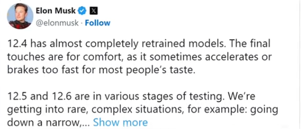 馬斯克預(yù)告特斯拉FSD三大版本：絕對(duì)震撼