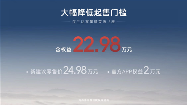 曾加價(jià)出售的合資神車！新款豐田漢蘭達(dá)上市：最高直降5.3萬