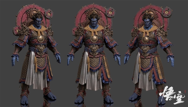 《黑神話：悟空》角色新設(shè)定圖：四大天王威武十足