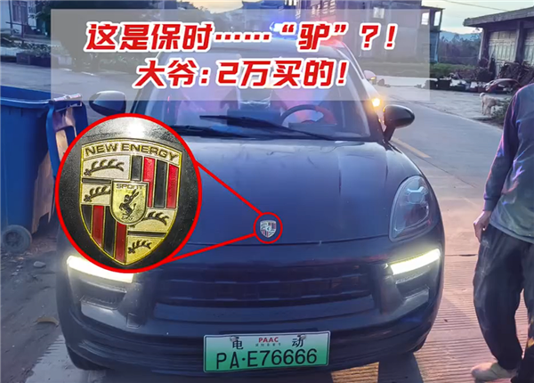要啥沒啥：大爺2萬元買“保時(shí)驢”上路被查