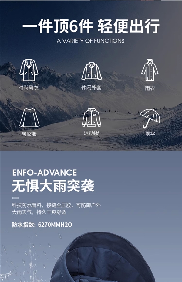 放假出去玩：駱駝珠穆朗瑪系列沖鋒衣239元（1.8折）發(fā)車