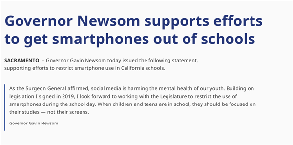 美國中小學(xué)教委集體封殺智能手機！沒收 叫家長