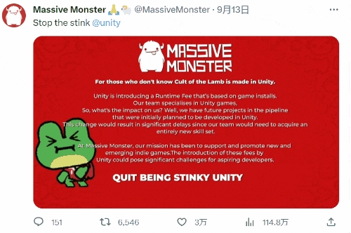 只是漲價(jià)0.2美元 這款游戲引擎居然收到了死亡威脅