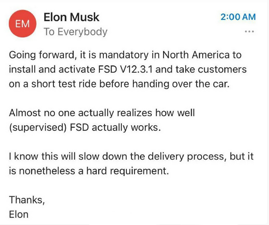 特斯拉大力推薦自動駕駛！馬斯克：幾乎沒人意識到FSD有多好