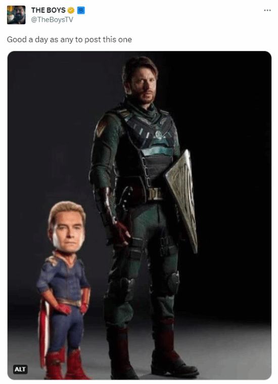 《黑袍糾察隊》父親節(jié)賀圖：祖國人化身