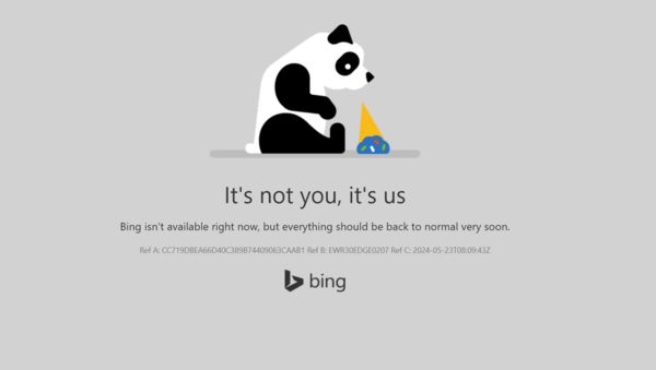 你遇到沒 微軟Bing搜索不明原因全球宕機！目前仍無法訪問