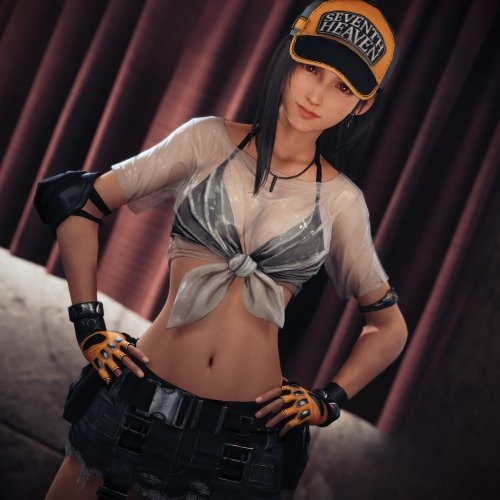 《最終幻想7：重制版》救生員蒂法MOD：無比吸睛