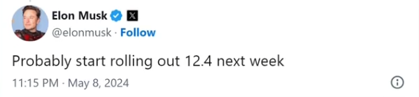 馬斯克預(yù)告特斯拉FSD三大版本：絕對(duì)震撼