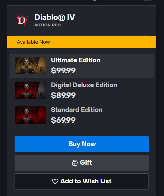 好評(píng)如潮的《暗黑破壞神4》 只用了三個(gè)月就“自殺”了