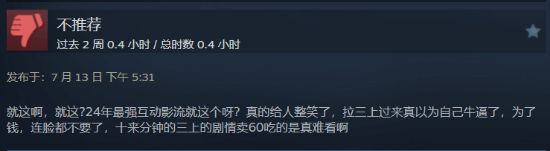 《我為情狂》Steam褒貶不一：價(jià)格偏高 三上悠亞戲份太少